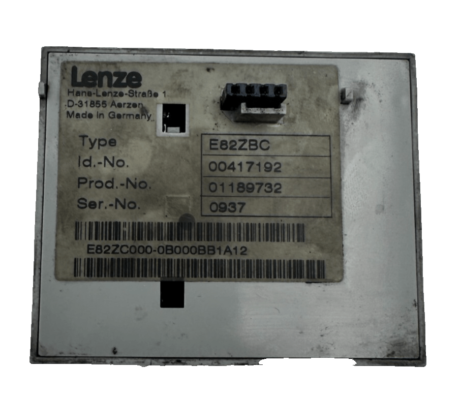 LENZE E82ZBC 00417192 OPERATOR KEYPAD MODULE - KLR Automation