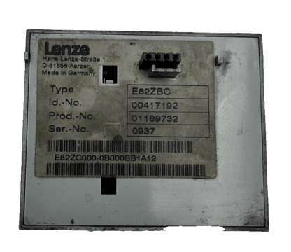 LENZE E82ZBC 00417192 OPERATOR KEYPAD MODULE - KLR Automation