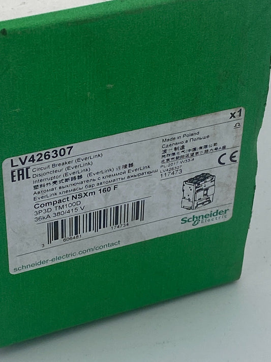 Schneider LV426307 Circuit Breaker ComPact NSXm F 
