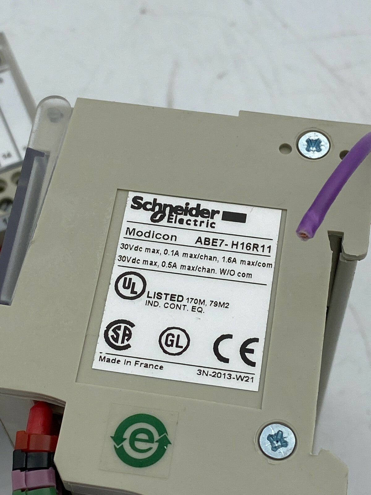 2pc x Telemecanique ABE7 ABE7H16R11 Schneider Electric ABE7 - H16R11 MODICON - KLR Automation
