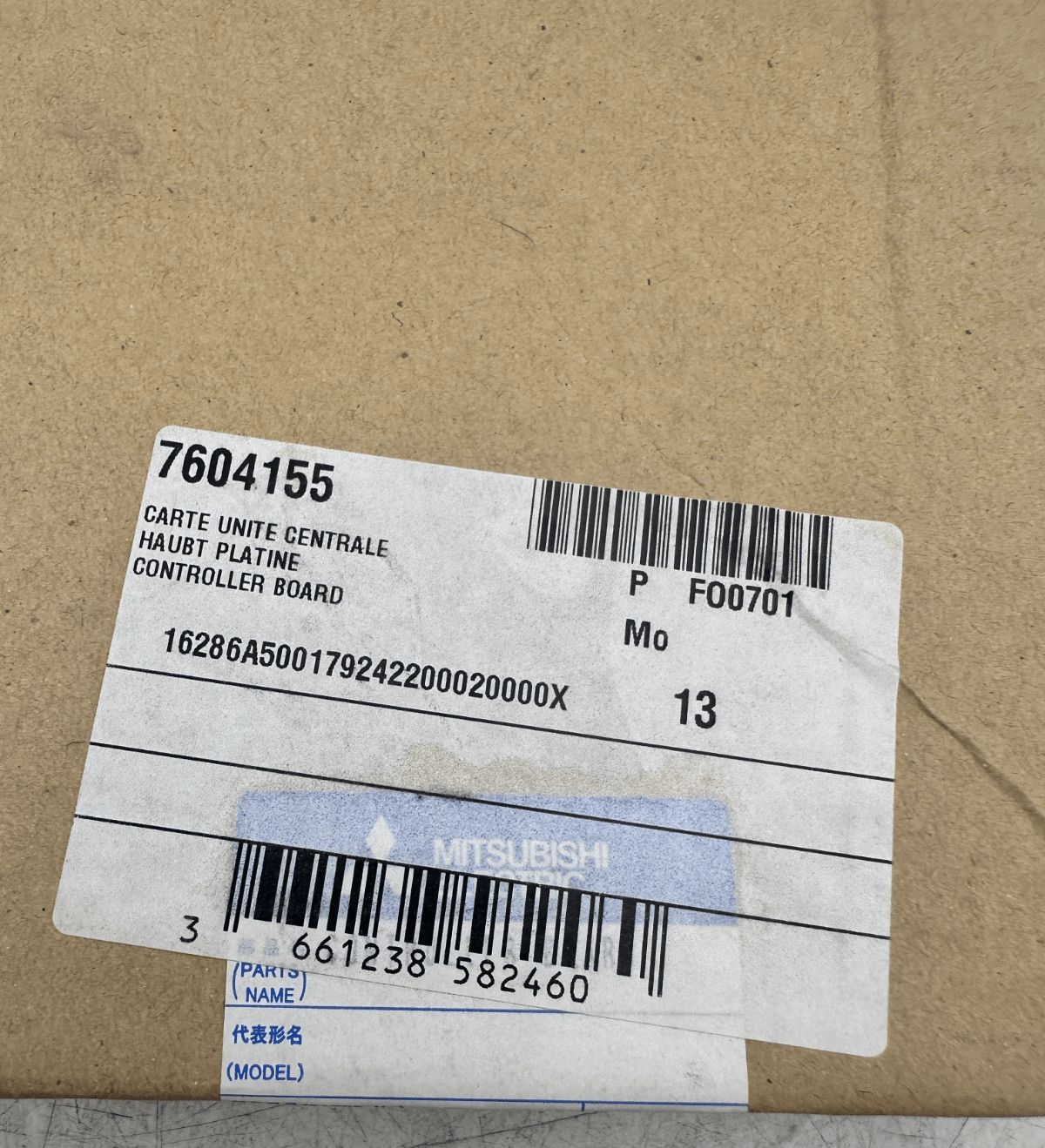 MITSUBISHI T7WG71315 45B02 CARTE UNITE CENTRALE - KLR Automation