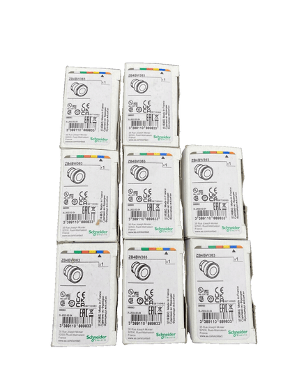 SCHNEIDER ELECTRIC ZB4BW363 BOUTON POUSSOIR BLEU x8pc - KLR Automation