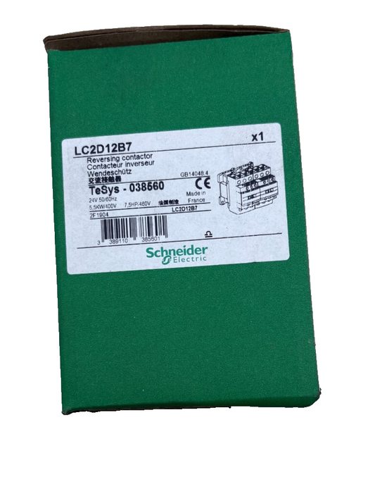 SCHNEIDER ELECTRIC CONTACTEUR LC2D12B7 x1