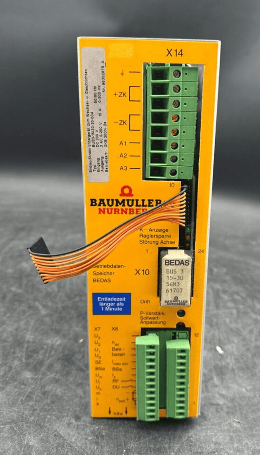 BAUMULLER BUS3 - 15/30 - 30 - 004 GKB 200% 2s SERVO DRIVER - KLR Automation
