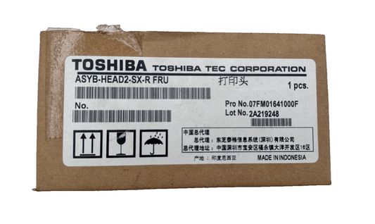 TOSHIBA ASYB - HEAD2 - SX - R 7FM01641000 FRU PRINT HEAD ASS'Y BSX4T - KLR Automation