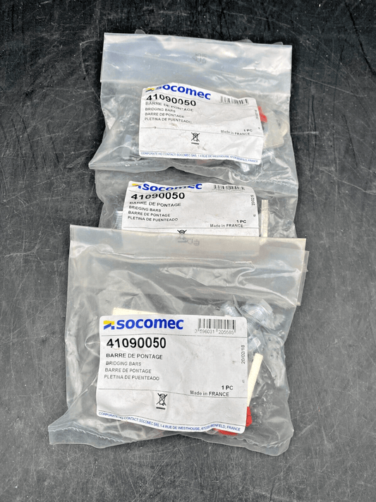 LOT DE 3 SOCOMEC 41090050 BARRE DE PONTAGE - KLR Automation