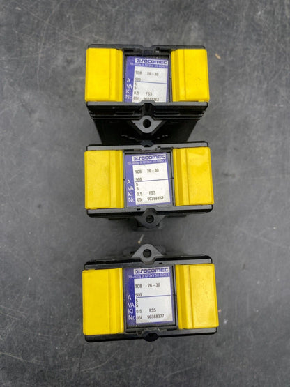 LOT DE 3 SOCOMEC TCB 26-30 500 5A 5VA 0.72/3kV 50-60Hz