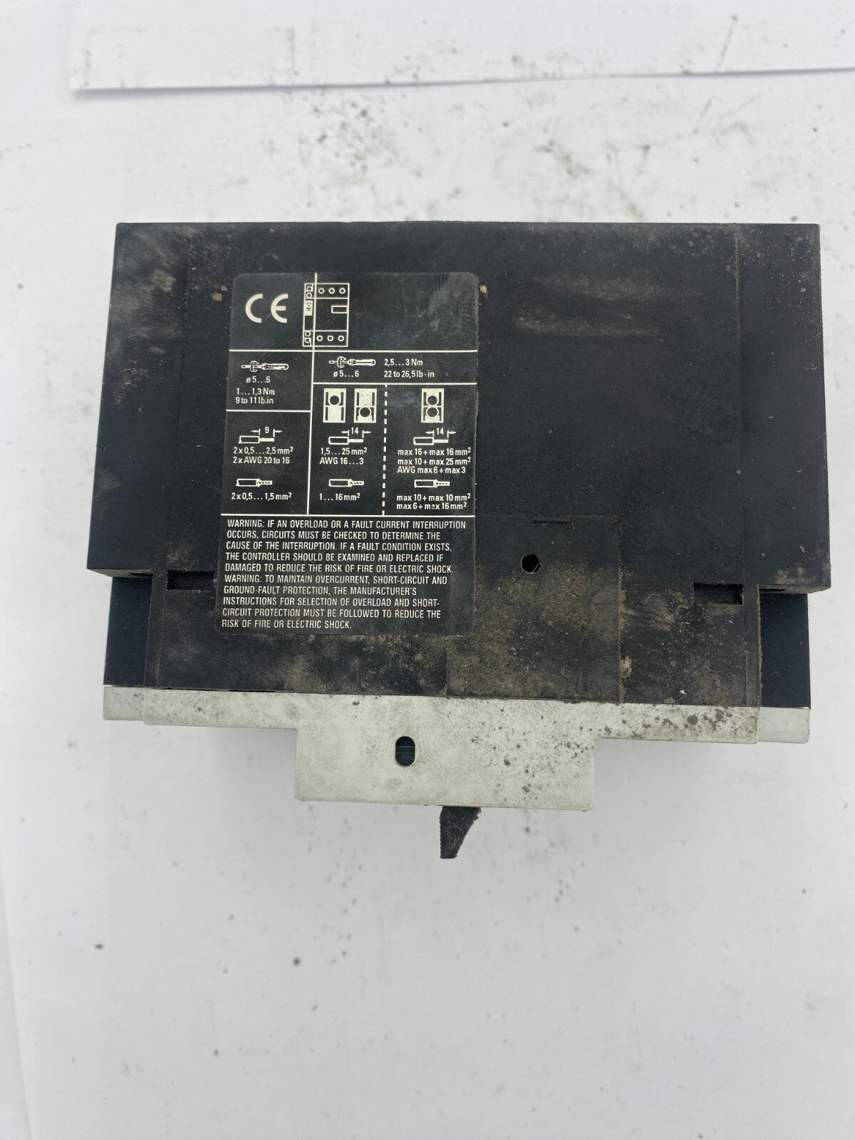 1pc x SIEMENS 3VU1600 - 1MQ00 CIRCUIT BREAKER - KLR Automation