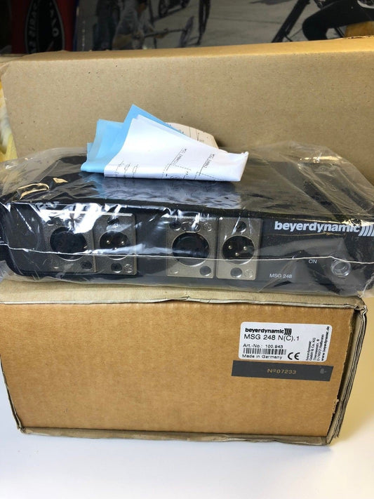 Beyerdynamic MSG 248 - 2 Kanal Mikrofon - Phantomspeisung Microphone Phantom Power - KLR Automation