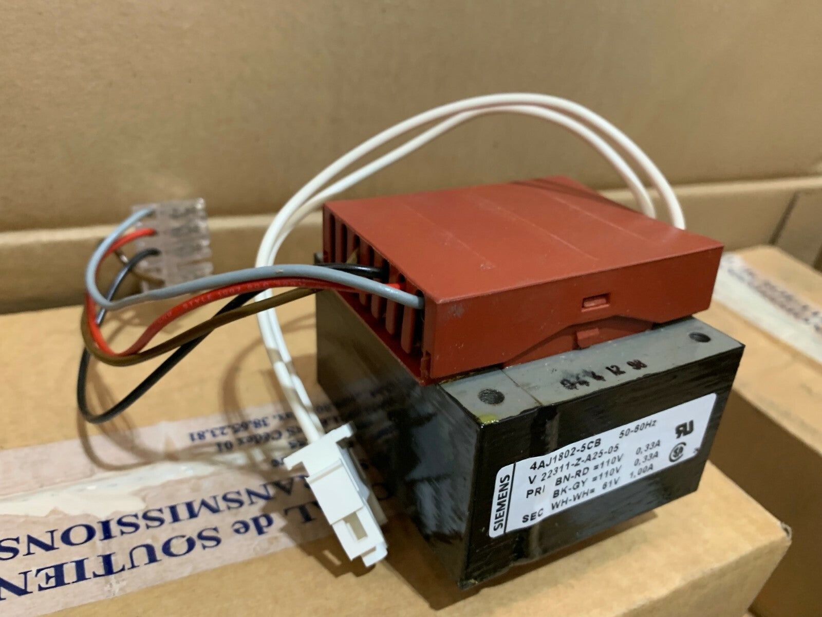 Transformateur Siemens 4AJ1802-5CB  2 x 110V / 61V Pour T1200SD 