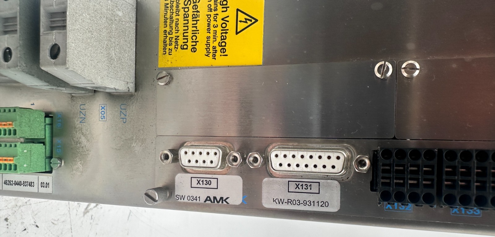 AMK AMKASYN KW 10 10kVA AVEC KW-R03 VERSION 03.01 SERVODRIVE