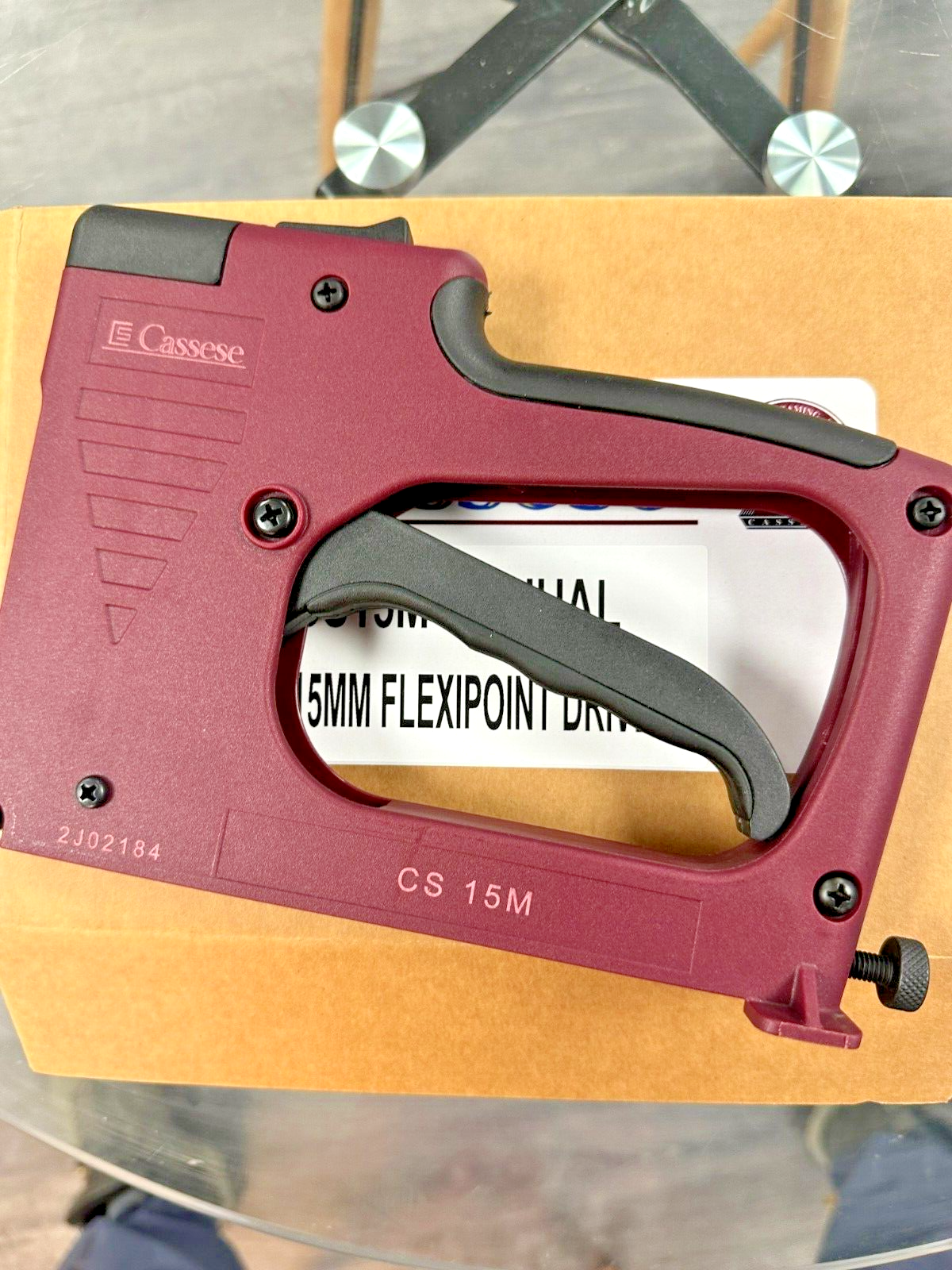 CASSESE CS15M Manual Flexipoint Driver Tool 15mm x 4.5mm  Picture Framing Agrafe
