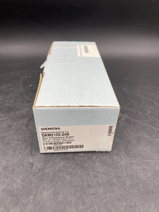 SIEMENS QAM2120.040 DUCT TEMPERATURE SENSOR - KLR Automation