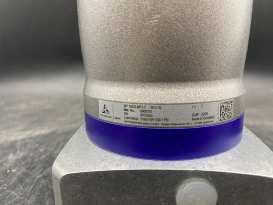 WITTENSTEIN 5908751 NP 025S - MF1 - 7 - 1E1 - 1S I:7 14 Nm PLANETARY GEARBOX +SUPPORT - KLR Automation
