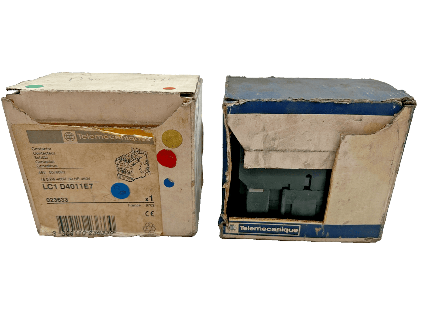 TELEMECANIQUE LC1 D4011E7 023633 CONTACTEUR 48V - KLR Automation