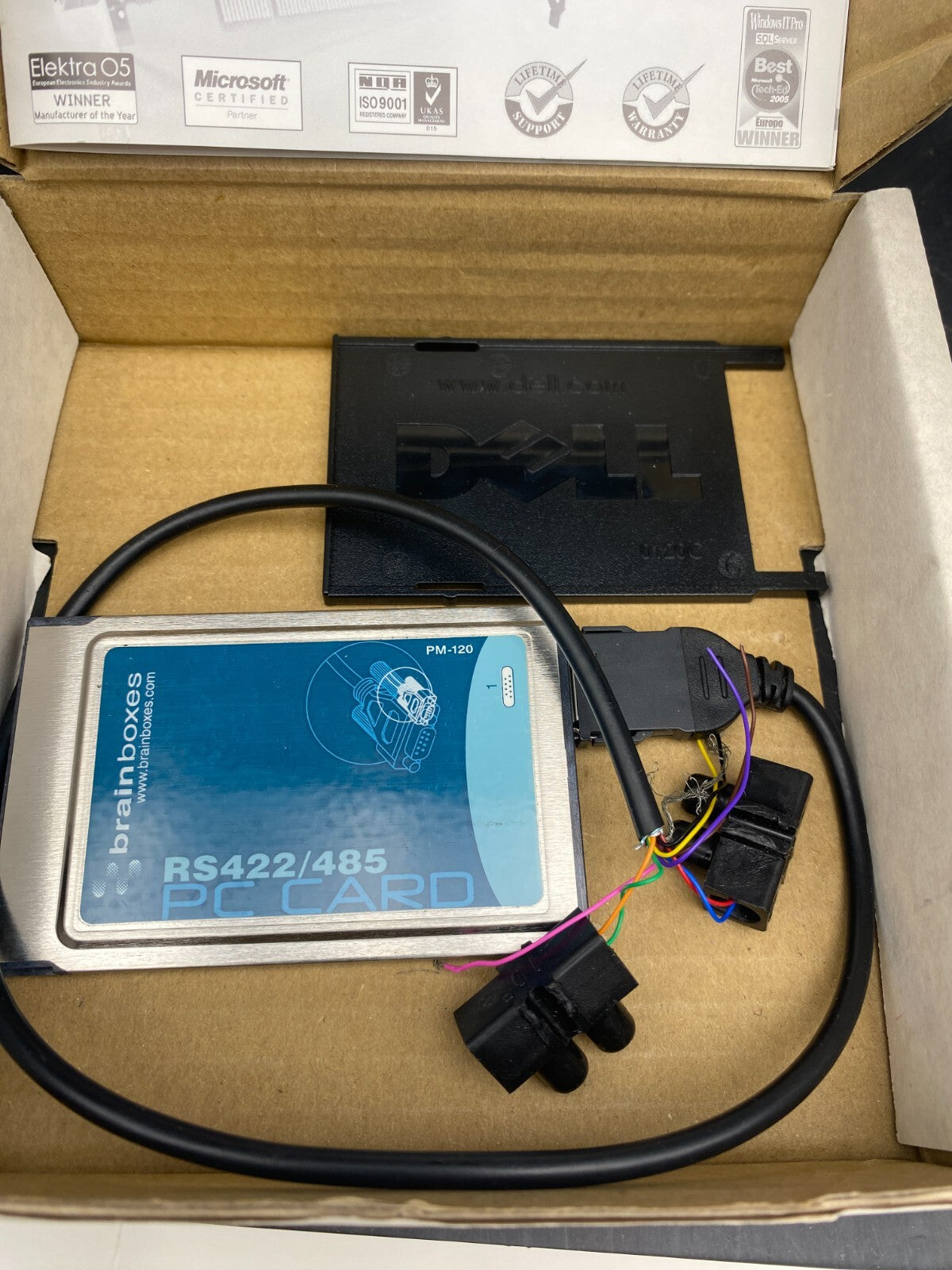 BRAINBOXES SERIAL PC CARD RS422/485