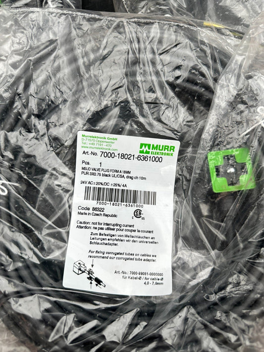 3pc x 7000 - 18021 - 6361000 MSUD MURR ELEKTRONIK - KLR Automation