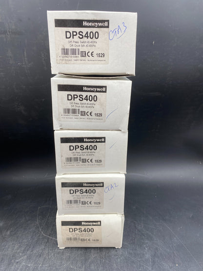 1pc x HONEYWELL DPS400 DIFFERENTIAL PRESSURE SWITCH 40 - 400PA - KLR Automation