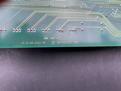 1x SCHINDLER 205178 590779 PC 268.Q + SCHINDLER 205172 1.QD 590813 CIRCUIT BOARD - KLR Automation