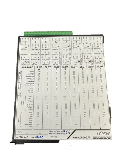 LOREME IPL 144 L 20VAC-DC/60VAC-DC ANALYSEUR DE RESEAUX ELECTRIQUES