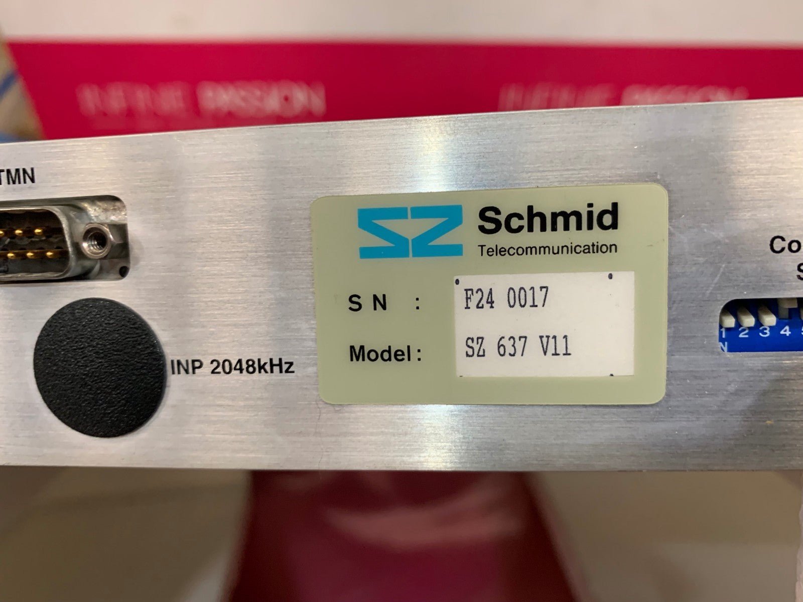 SZ Schmid SZ 637 V11 Telecom CAP HDSL - KLR Automation