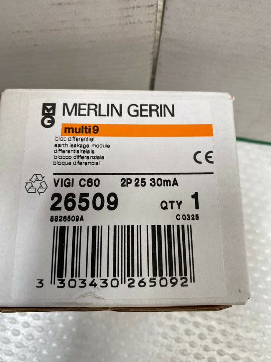 Merlin Gerin Schneider multi 9 vigi c60 26509
