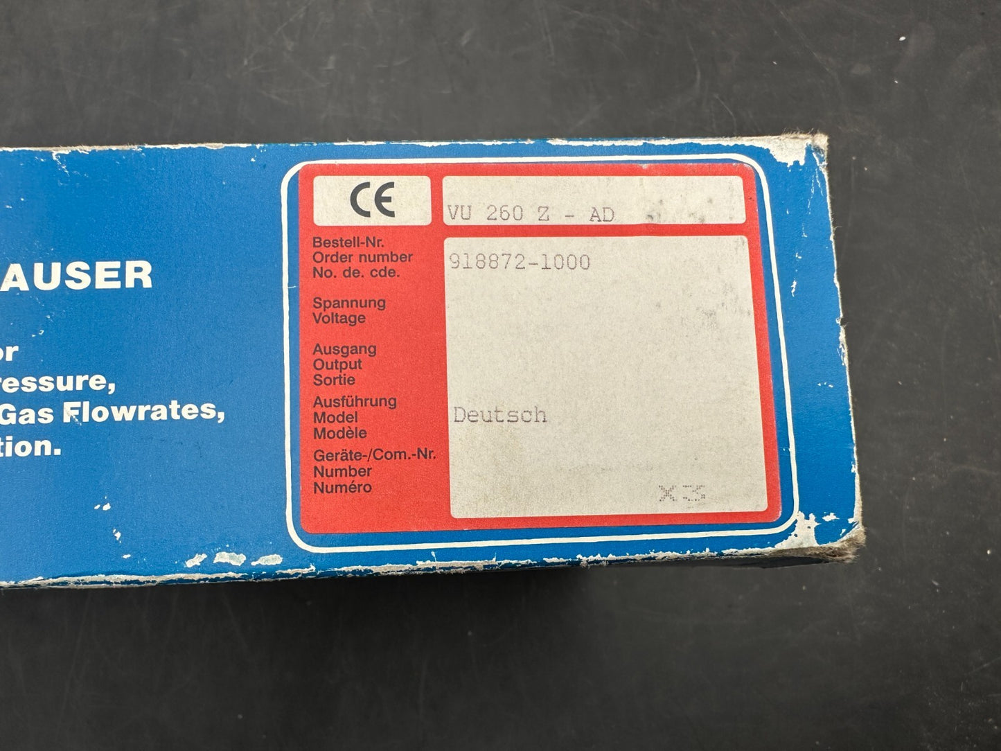 Endress + Hauser Commulog VU 260 Z