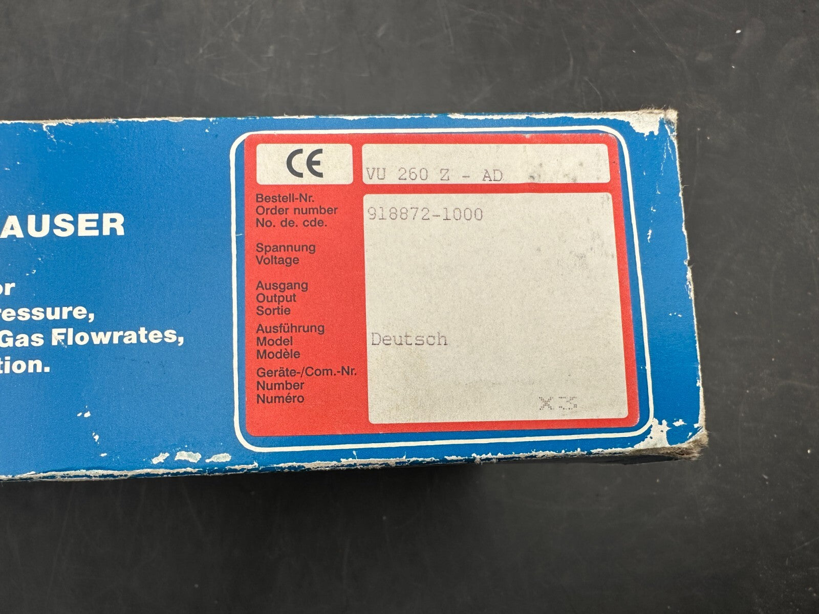 Endress + Hauser Commulog VU 260 Z