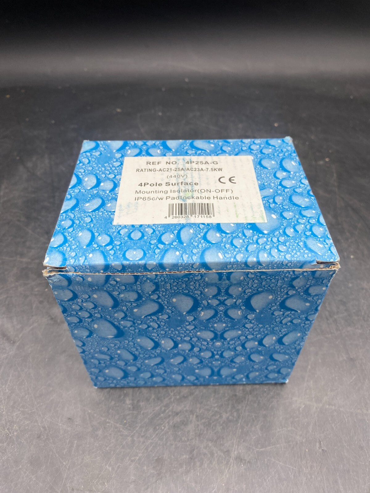 LOT DE 9 4P25A-G 4 POLE SURFACE MOUNTING ISOLATOR 440V AC21A/AC23A-7.5kW