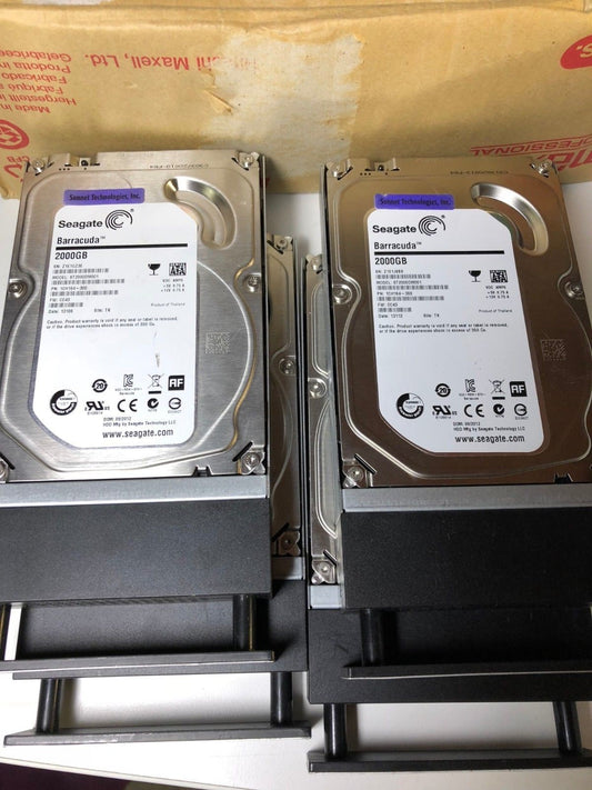 1 X Seagate Barracuda 2TB, 7200 RPM, 3.5", 64MB HDD for Sonnet Fusion R400S