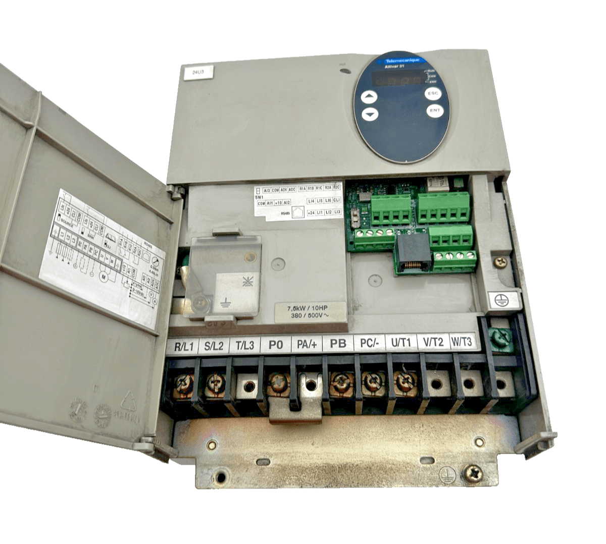TELEMECANIQUE ATV31HU75N4 ALTIVAR 31 7.5kW 10HP 380 - 500V V1.2 INVERTER - KLR Automation