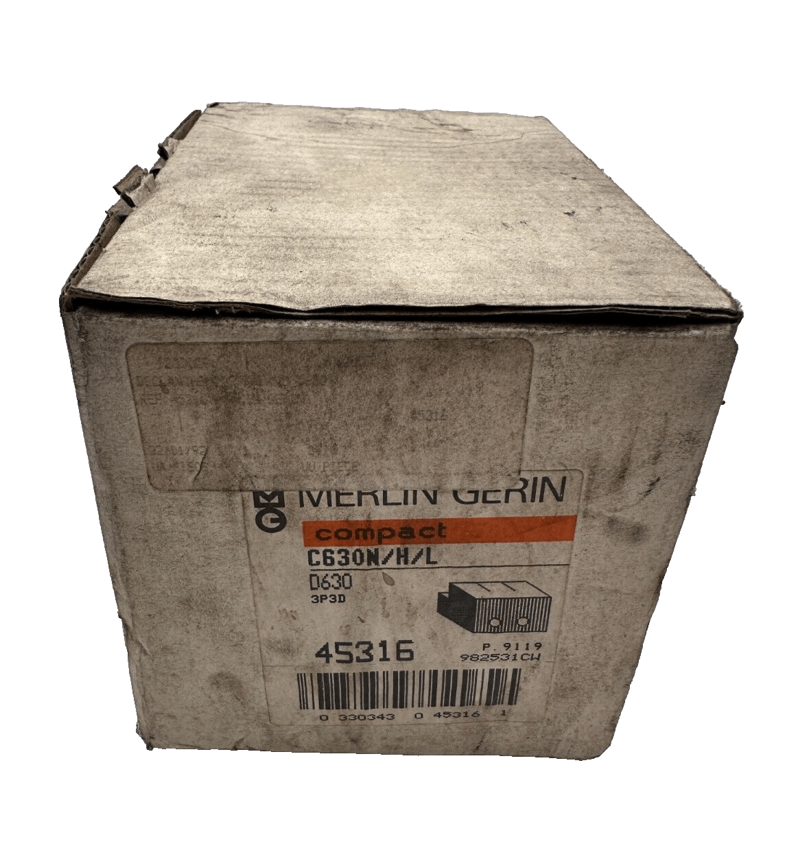 MERLIN GERIN C630N/H/L D630 3P3D 45316 - KLR Automation