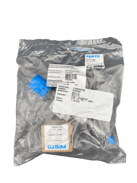 FESTO LFR - 1/4 - DB - 7 - MINI 539685 VANNE DE REGULATION A FILTRE + MA - 40 - 10 - 1/8 - DB - KLR Automation