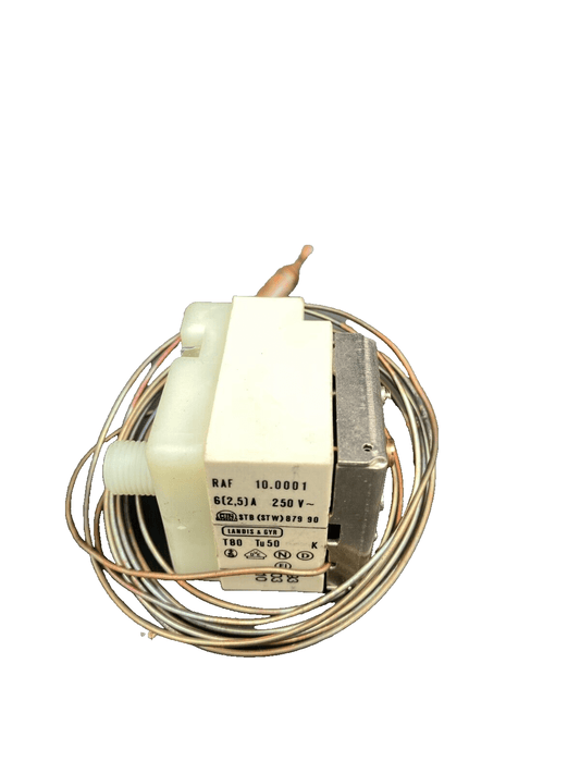 1pc x LANDIS GYR RAF 10.0001 STB (STW) 879 90 6(2.5)A 250V THERMOSTAT - KLR Automation