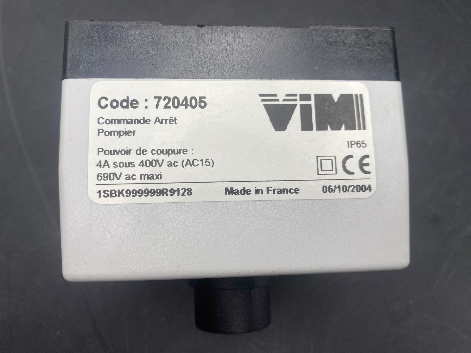 1pc x VIM 720405 FIREMAN STOP COMMAND - KLR Automation