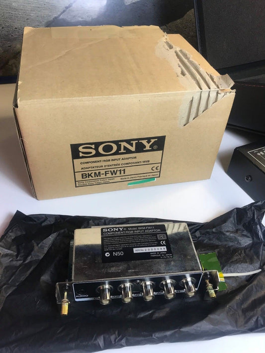 Sony BKM - FW11 Adaptateur d'entrée composant/ RVB - KLR Automation