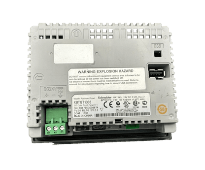 SCHNEIDER ELECTRIC MAGELIS XBTGT1335 3.8" COLOR TOUCH PANEL TFT PV 01 RL 05 - KLR Automation