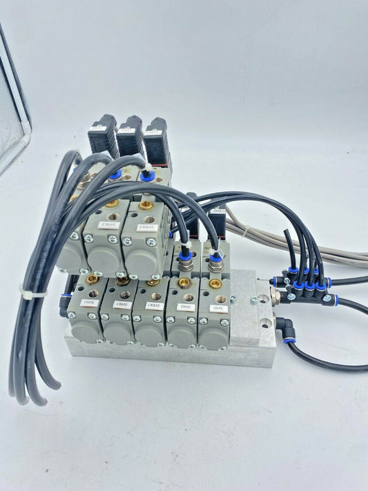 8pc x Rexroth 9180 pneumatique, Hydraulique Valve + support