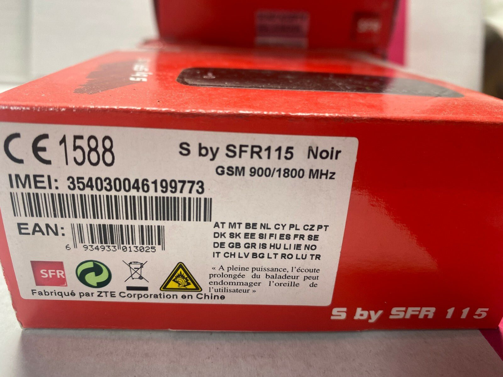 Senior S by SFR 115 Mobile Phone Old Stock Rare collectors Mobile Phone Cell - KLR Automation