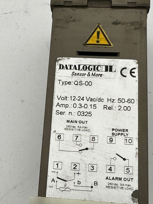 1pc x DATALOGIC TEMPERATURE CONTROLLER QS-00 / 12-24VAC/DC - Hz50-60