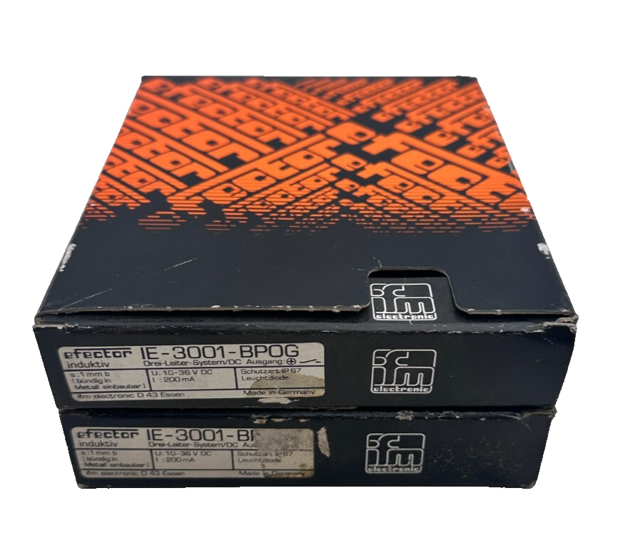 IFM ELECTRONIC EFECTOR IE-3001-BPOG  CAPTEUR DE PROXIMITE 10-36 VDC 200mm x1