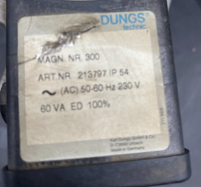 DUNGS MVDLE 220/5 200MBAR MAGN NR 300 213797 60VA