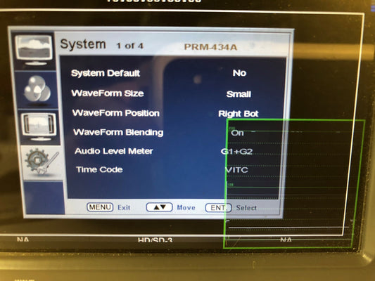  K2E Tek Point HD QUAD AUDIO VIDEO MONITOR QHDM-3408 BroadCast