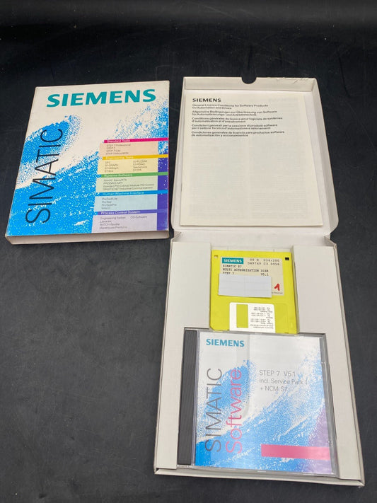 SIEMENS SIMATIC STEP 7 V5.2 UPGRADE + NCM S7 SERV PACK 1 6ES7810 - 4CC06 - 0YX4 - KLR Automation