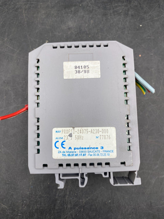 LOT OF 5 A PUISSANCE 3 S.I SUPPLY FOR PROFSI - 24075 - A230 - 000 - KLR Automation
