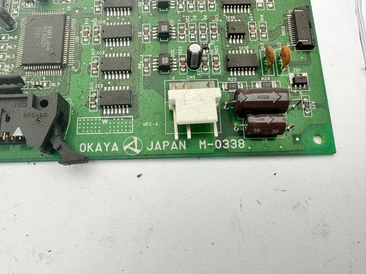 1pc x CIRCUIT BOARD FOR OKAYA MACHINE DISPLAY SCREEN OKAYA M - 0338 - KLR Automation