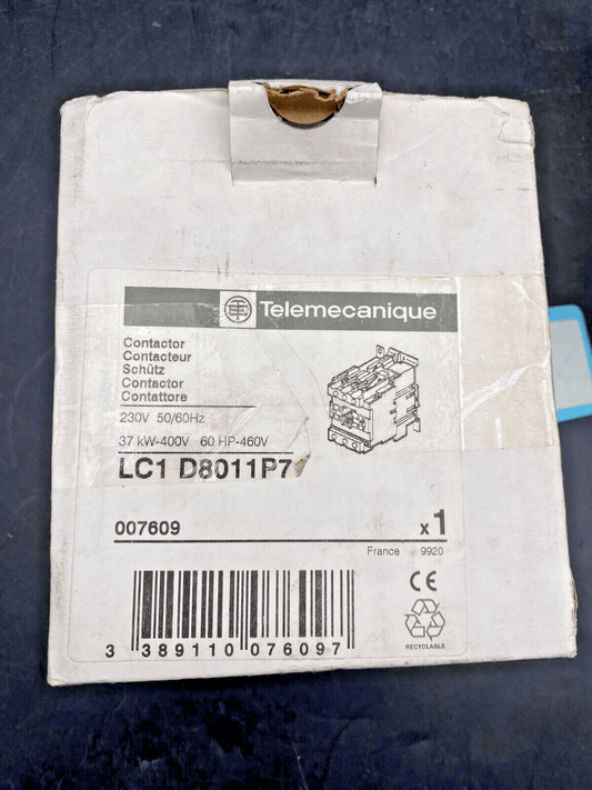 TELEMECANIQUE LC1D8011P7 CONTACTOR - KLR Automation