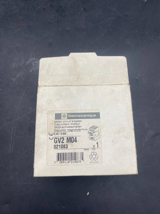 TELEMECANIQUE GV2 M04 021083 MOTOR CIRCUIT BREAKER - KLR Automation