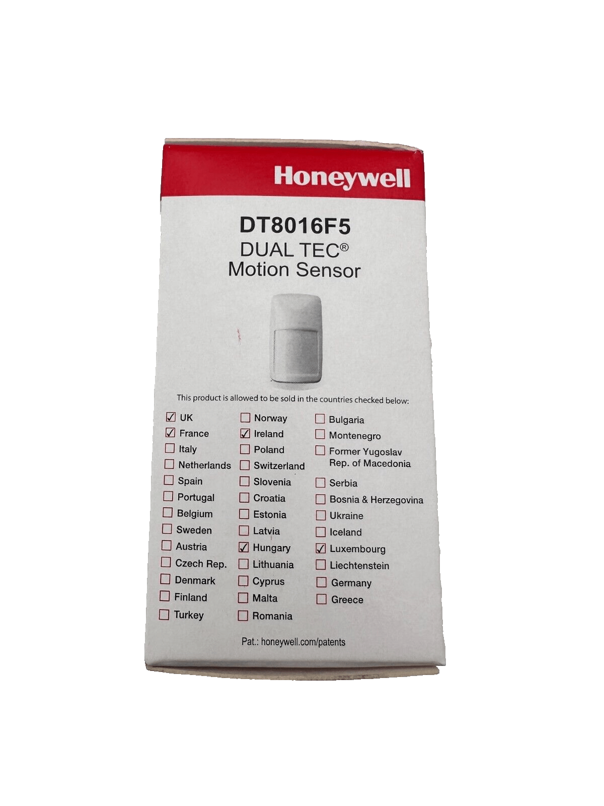 HONEYWELL DT8016F5 DUAL TEC MOTION SENSOR - KLR Automation