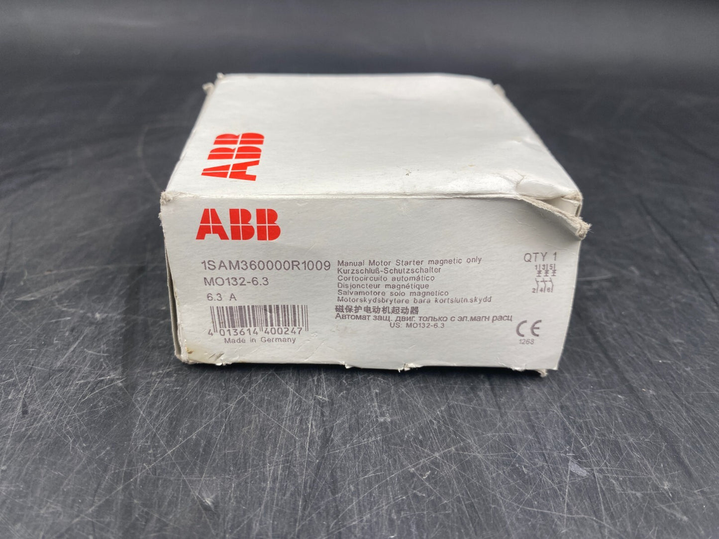 ABB MO132-6.3 MANUAL MOTOR STARTER MAGNETIC